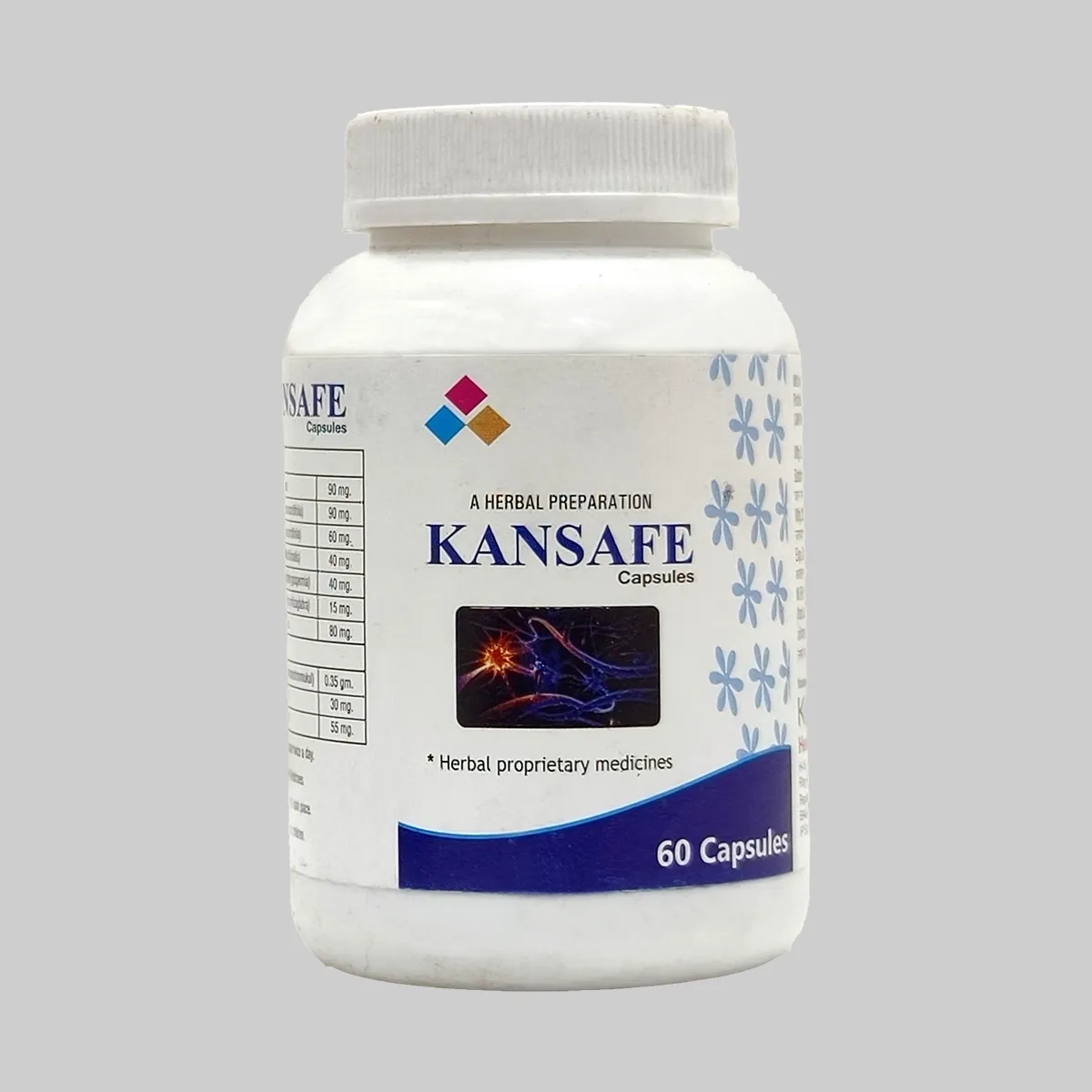 Kansafe Ayurvedic Nerves and Joint Care Bottle of 60 Capsules